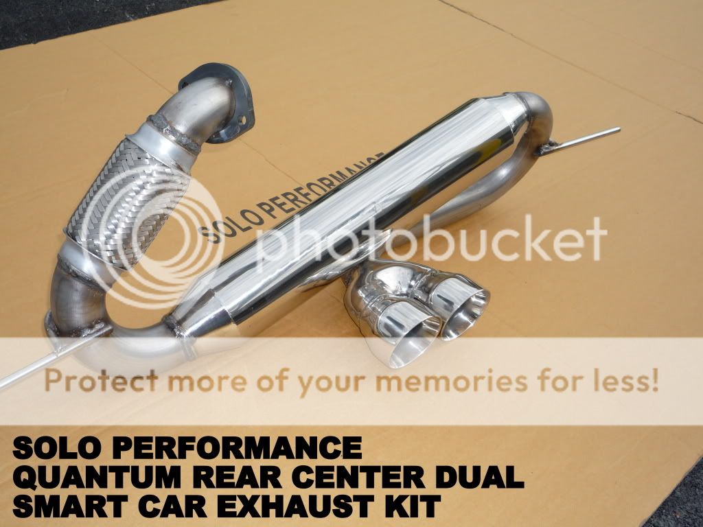 SOLO Performance SMART CAR CENTER EXIT EXHAUST KITS Smart Car Forums